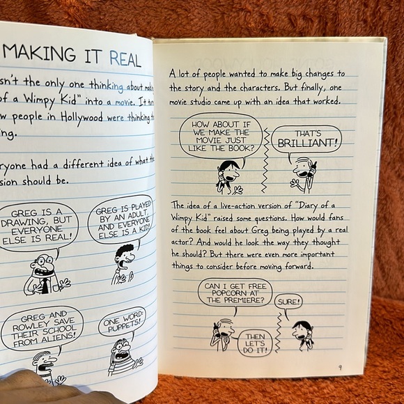 Diary of a Wimpy Kid The Movie Diary Hardcover Book - Picture 6 of 9